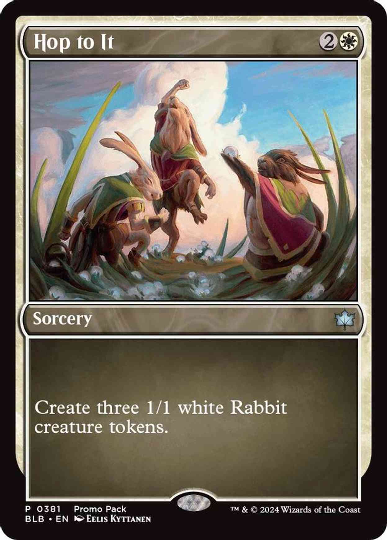 Hop to It magic card front