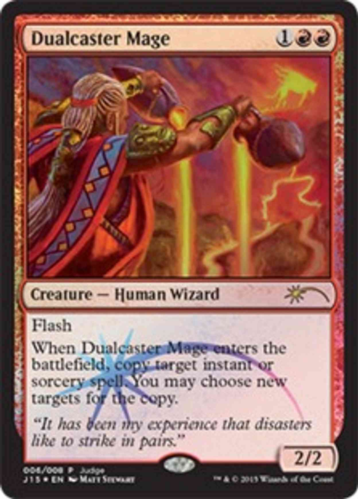 Dualcaster Mage magic card front