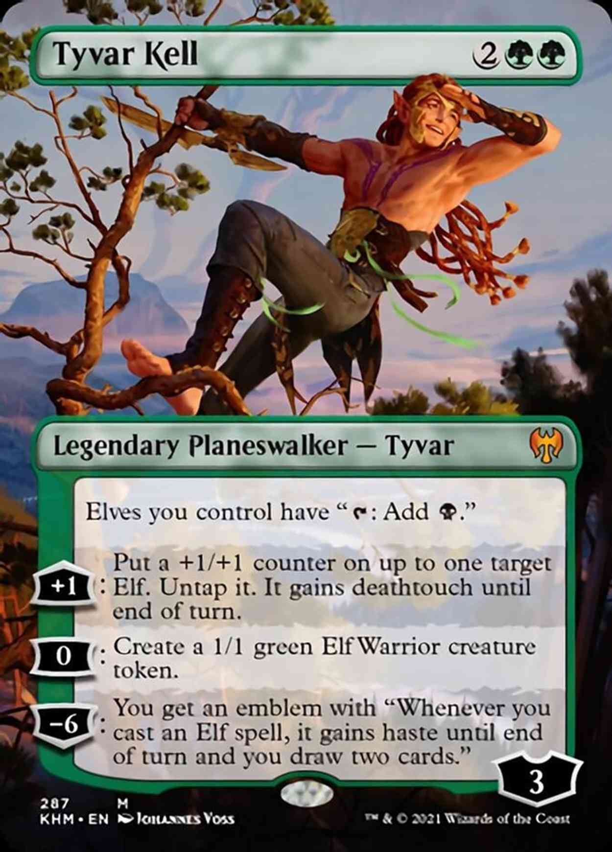Tyvar Kell (Borderless) magic card front