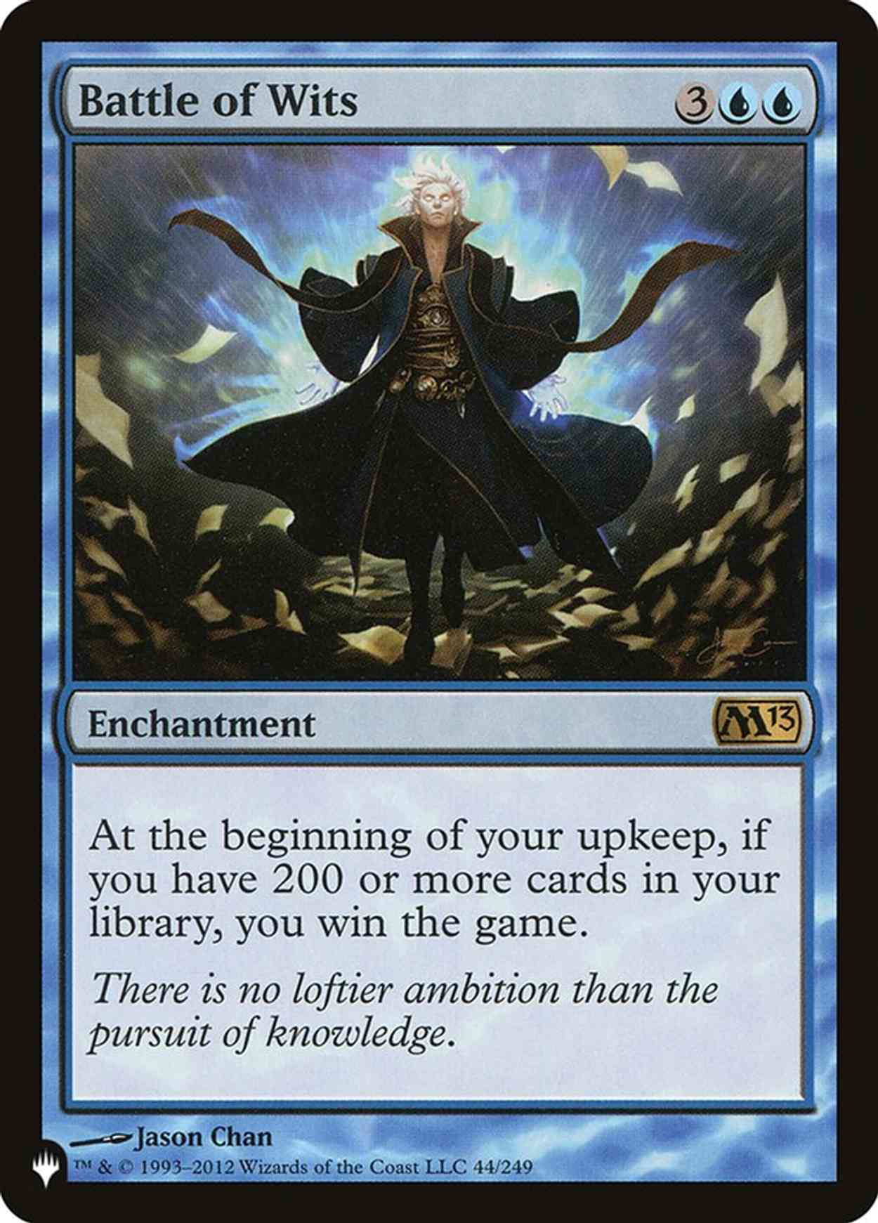 Battle of Wits magic card front