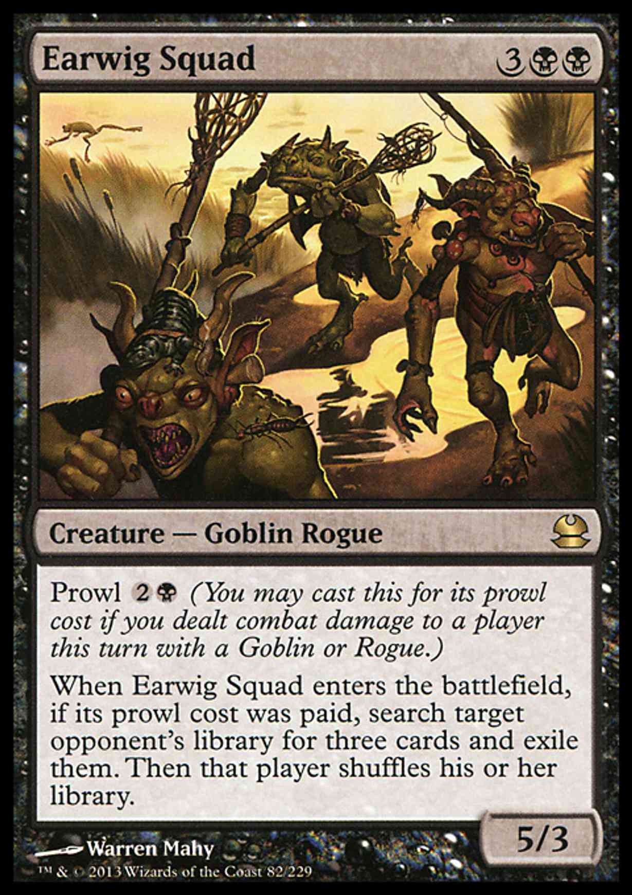 Earwig Squad magic card front