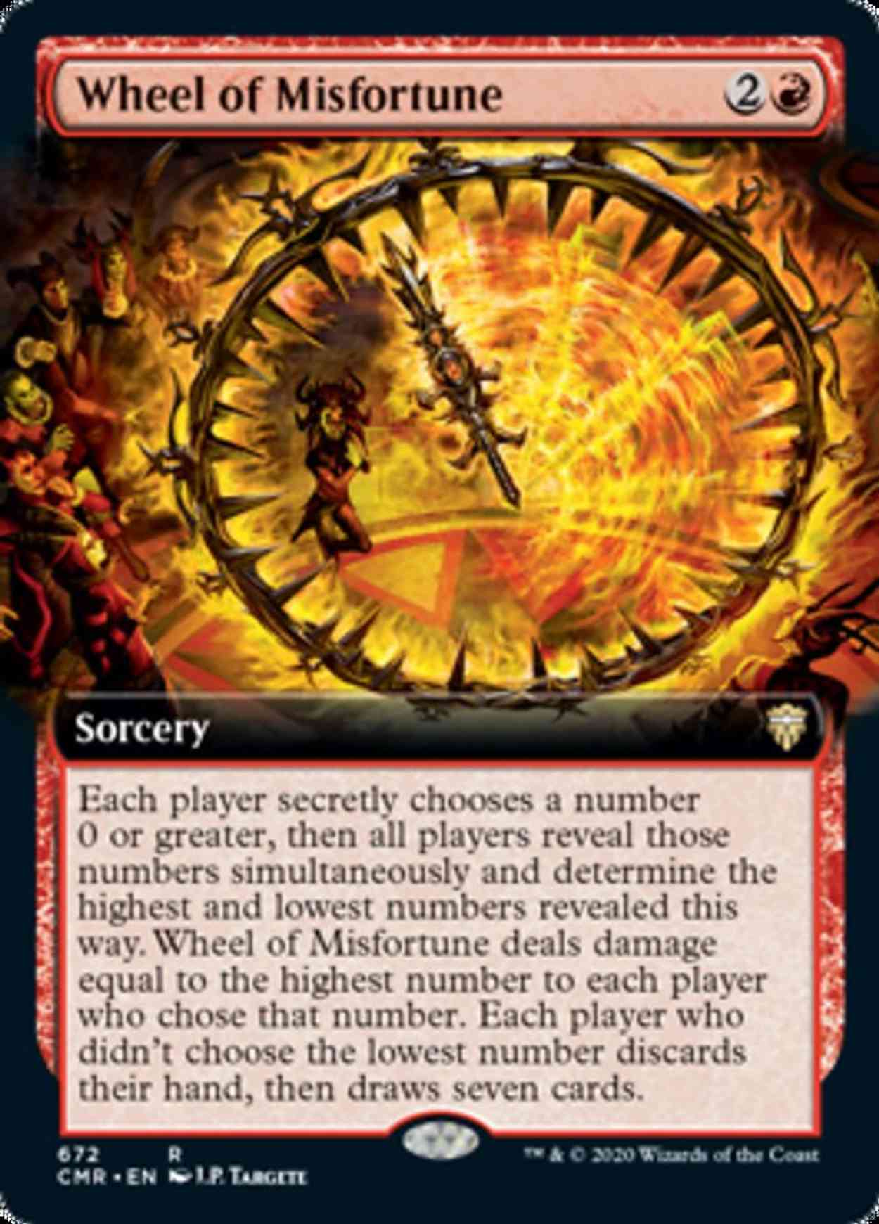 Wheel of Misfortune (Extended Art) magic card front