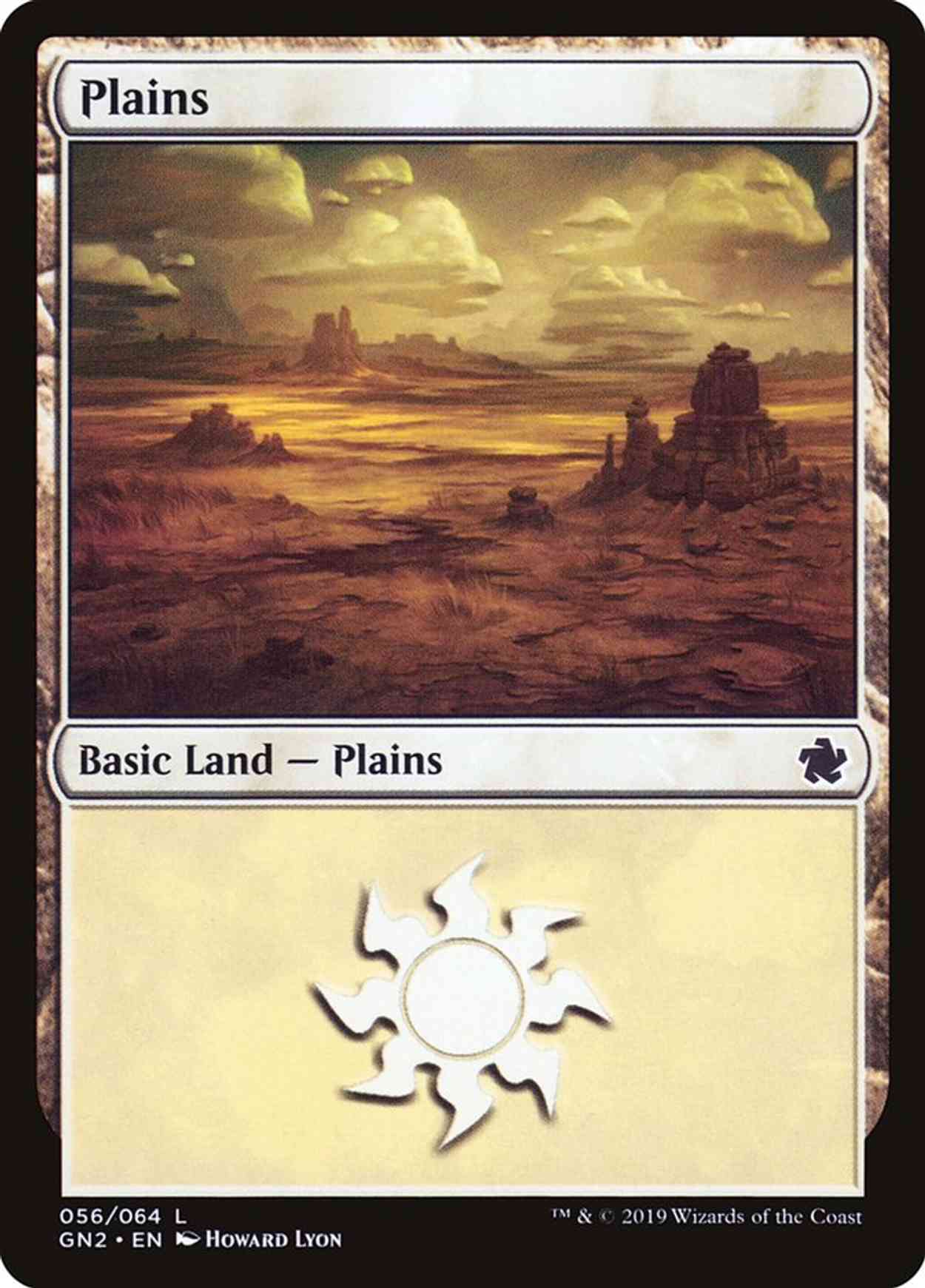 Plains (56) magic card front