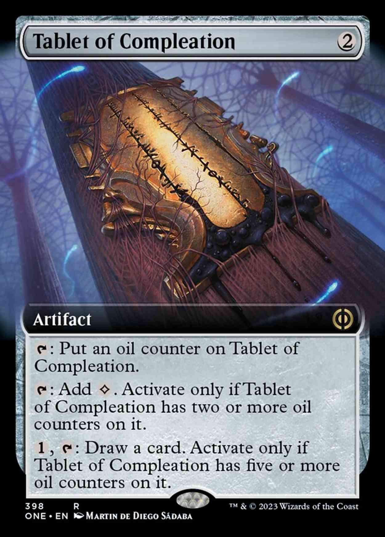 Tablet of Compleation (Extended Art) magic card front