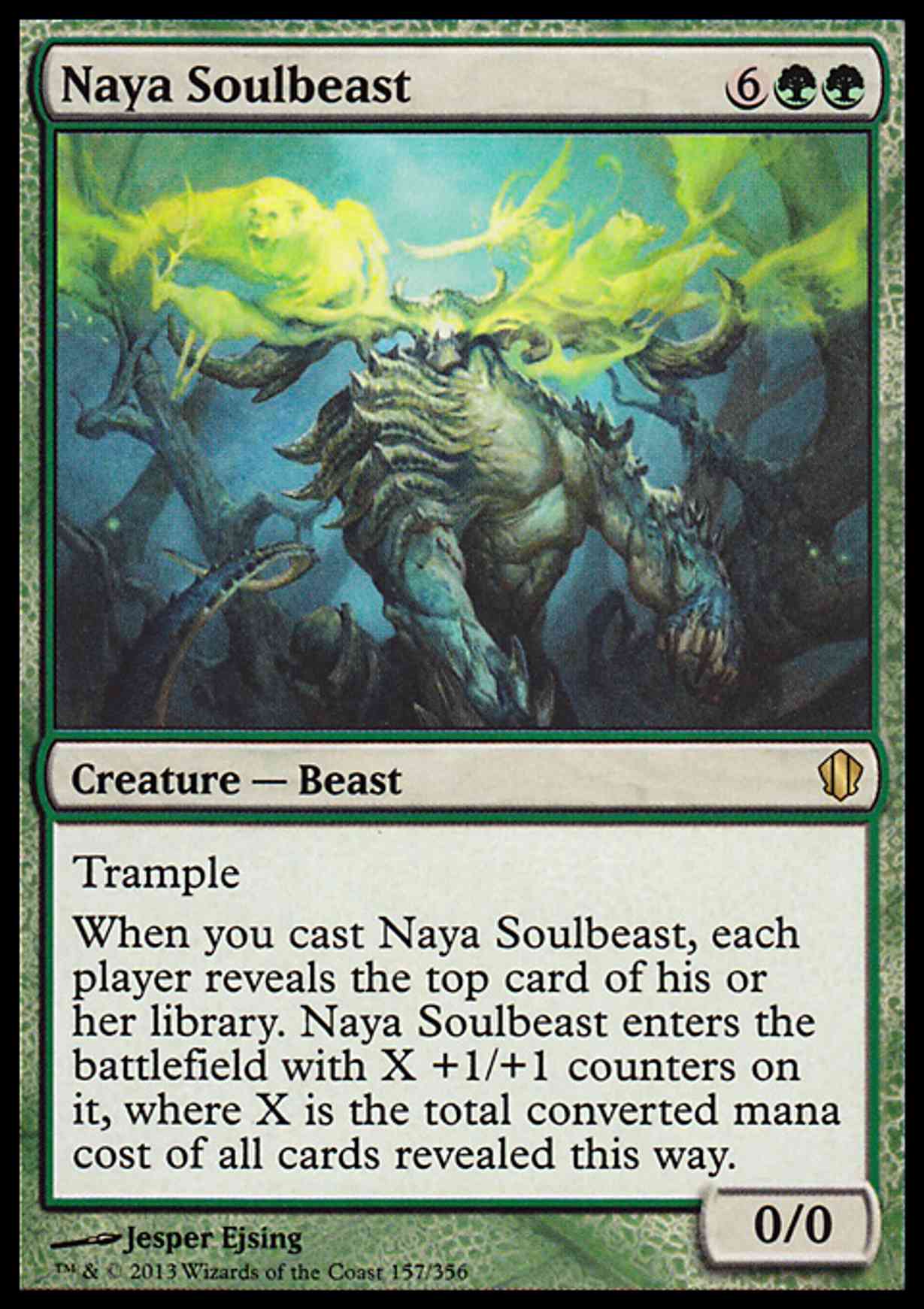 Naya Soulbeast magic card front