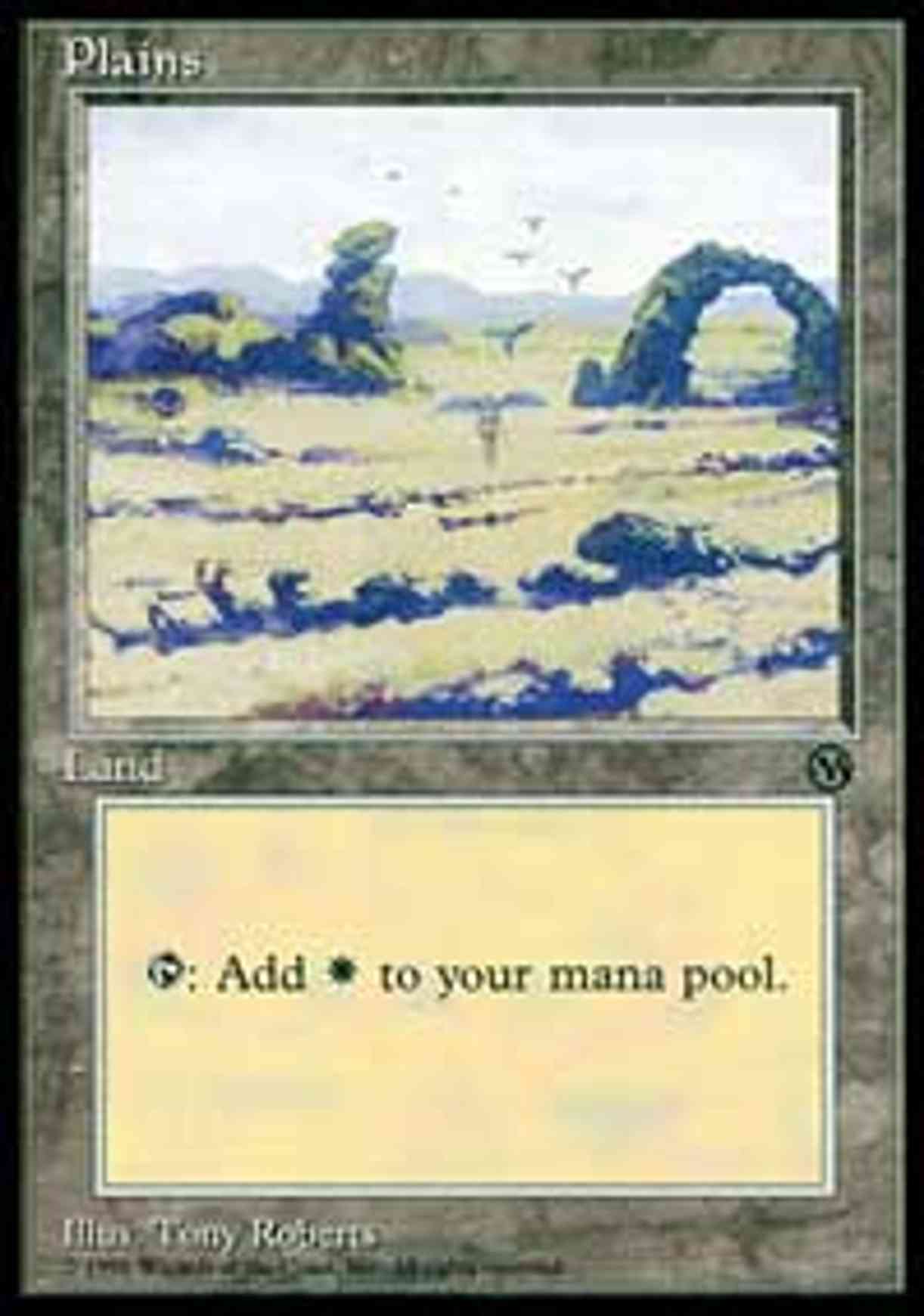 Plains (1996) magic card front
