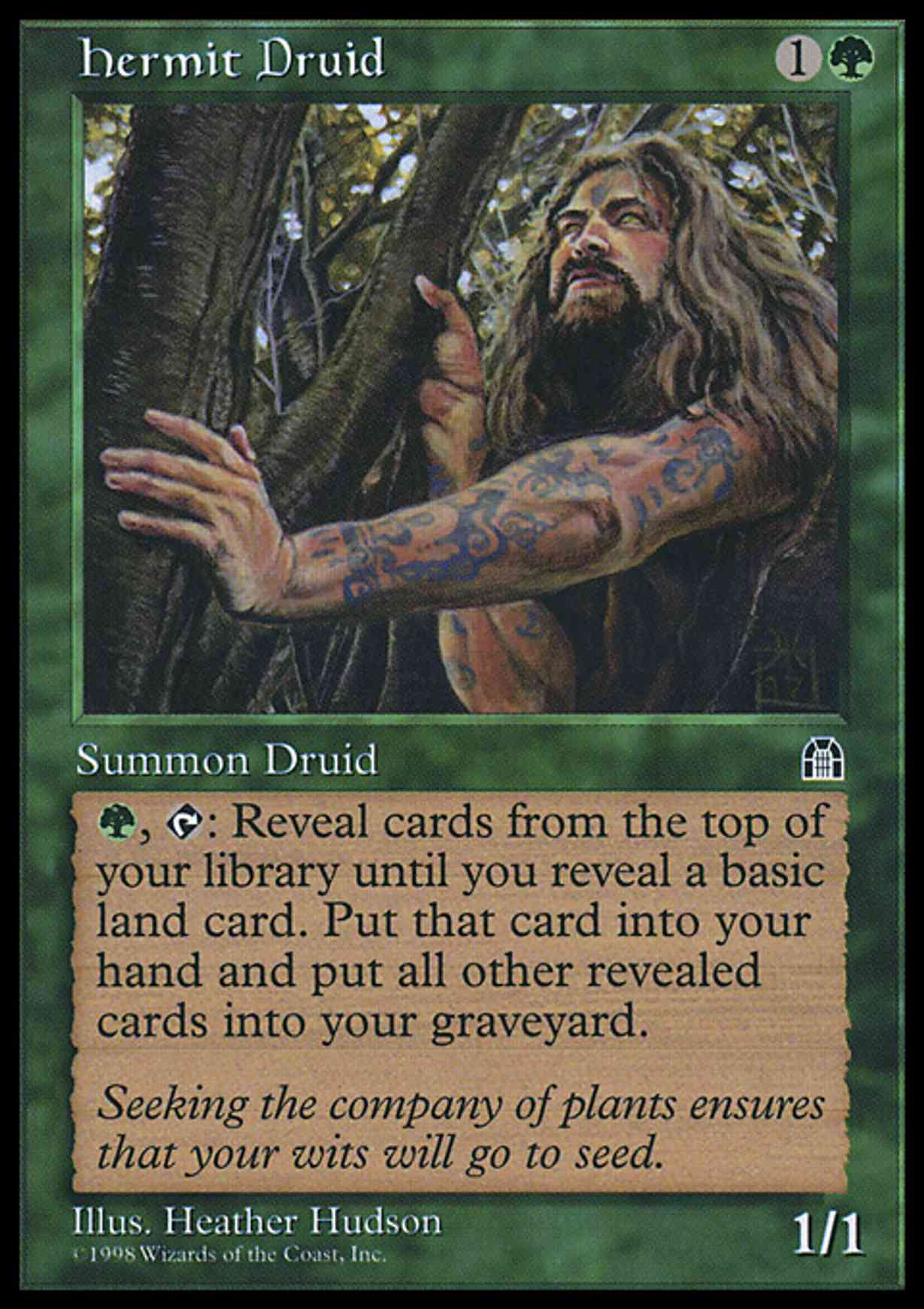 Hermit Druid magic card front