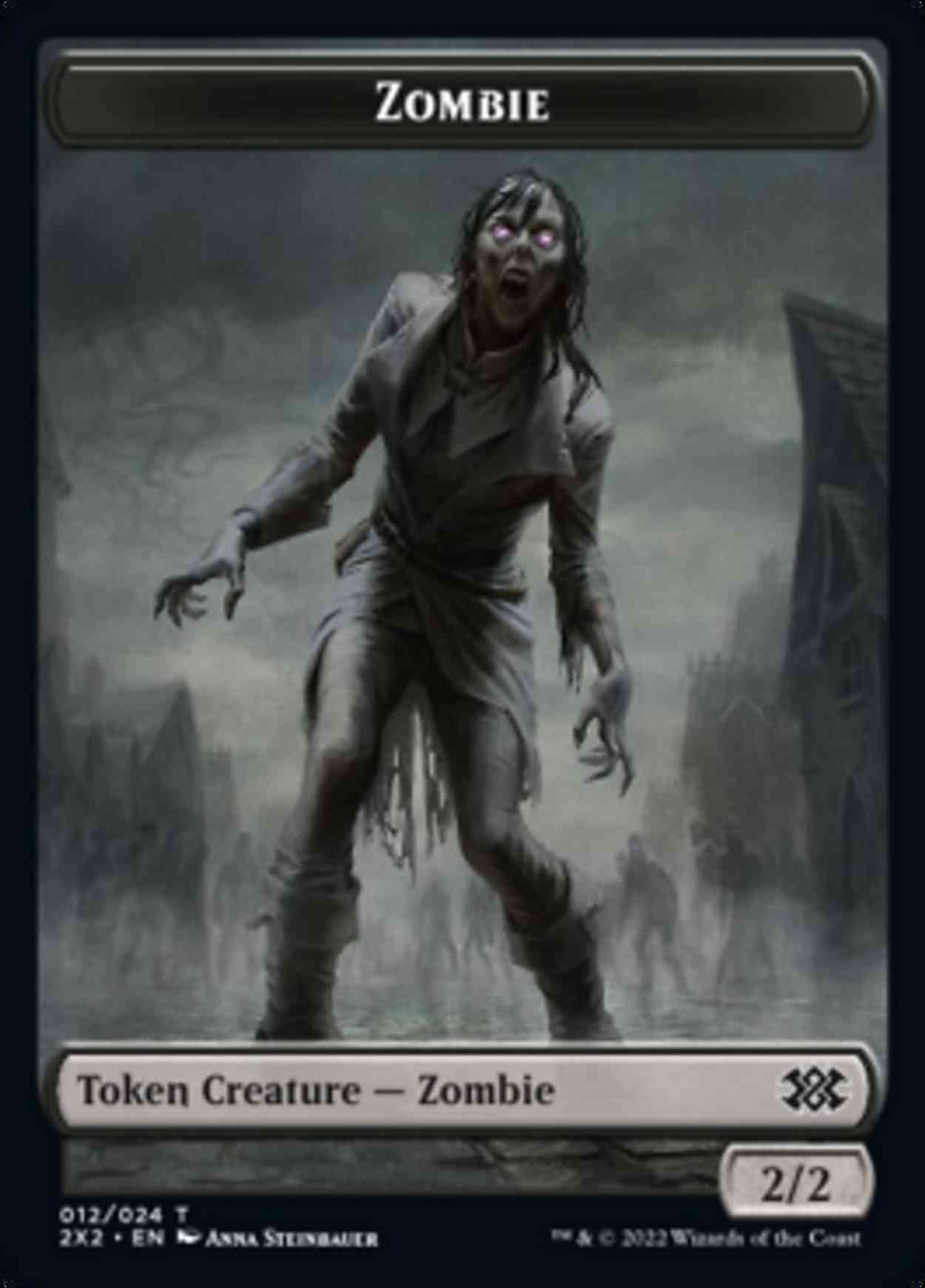 Zombie // Spirit (008) Double-sided Token magic card front