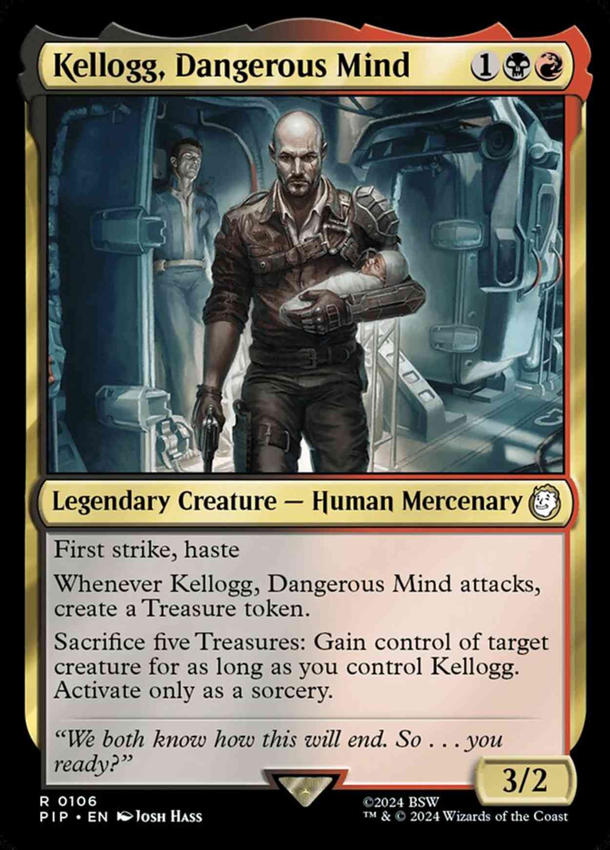 Kellogg, Dangerous Mind magic card front