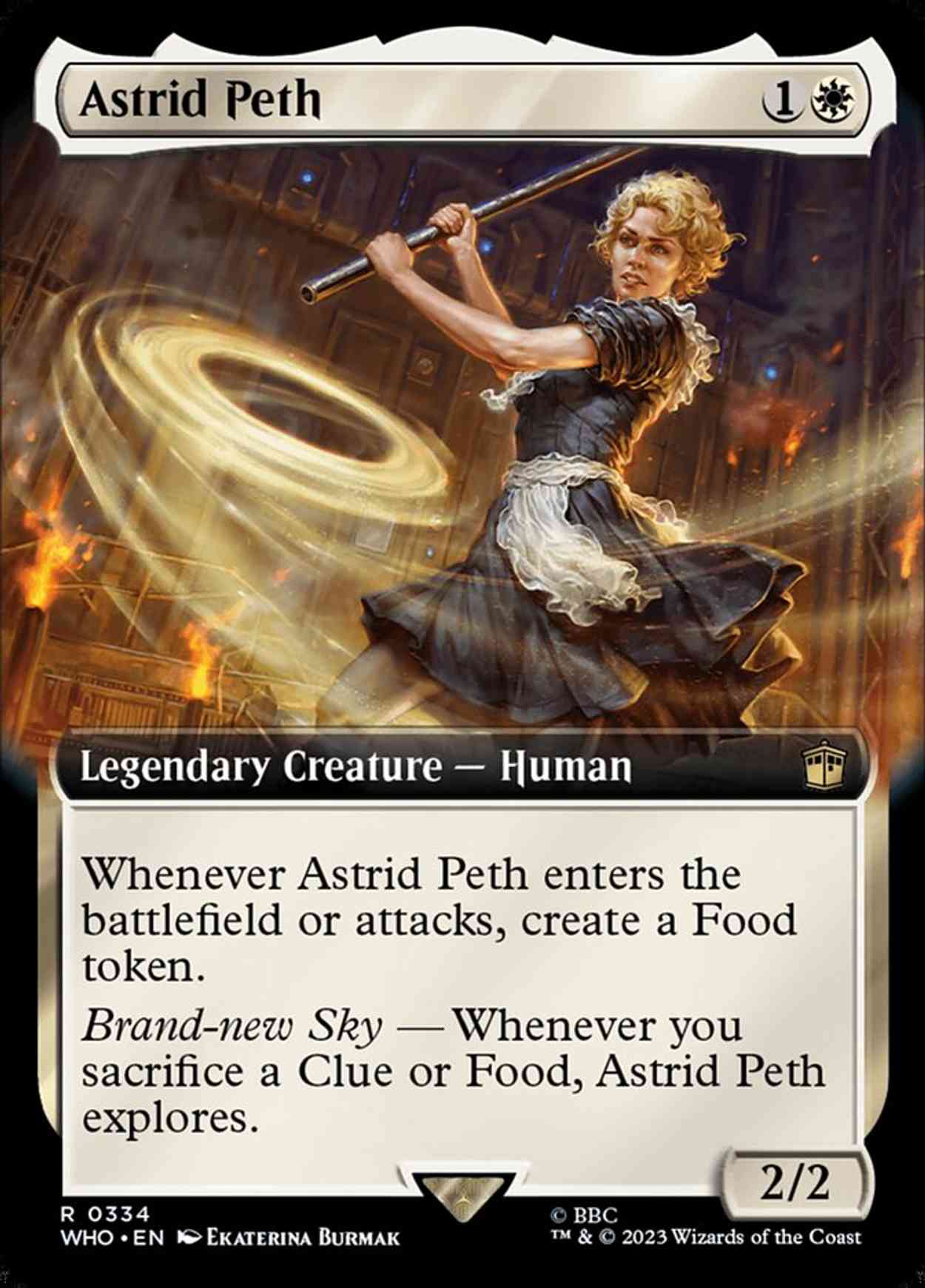 Astrid Peth (Extended Art) magic card front