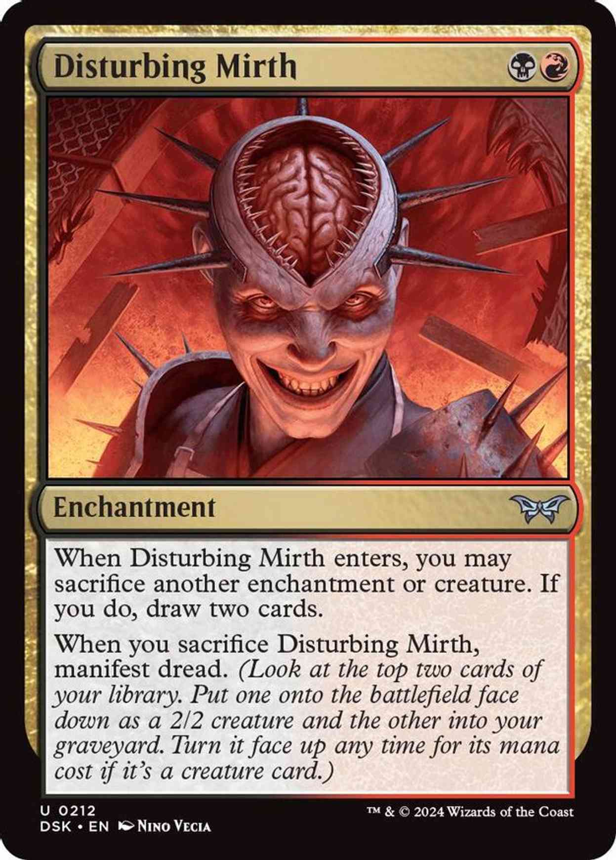 Disturbing Mirth magic card front