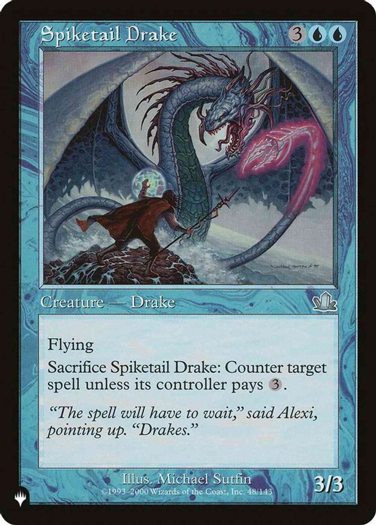 Spiketail Drake magic card front