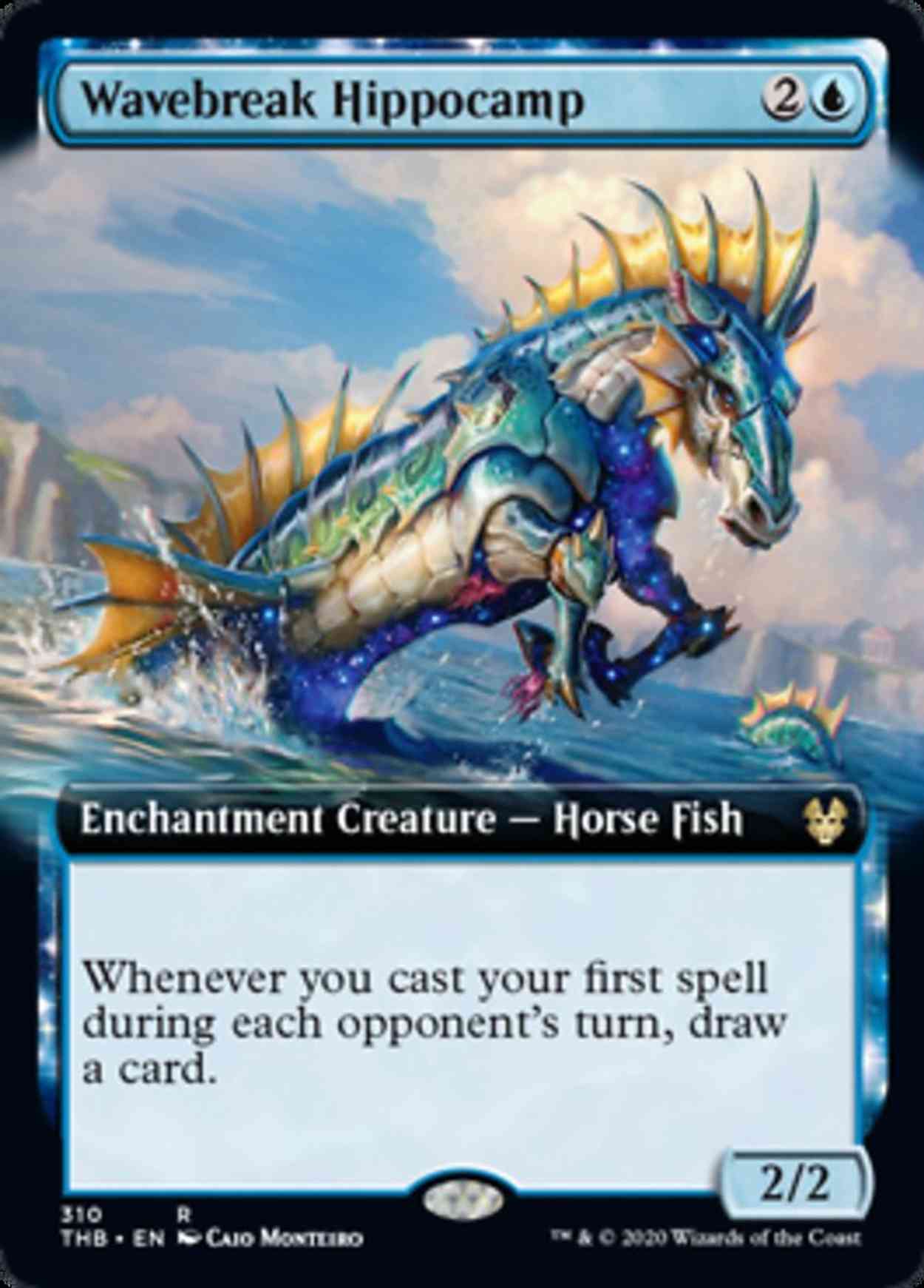 Wavebreak Hippocamp (Extended Art) magic card front