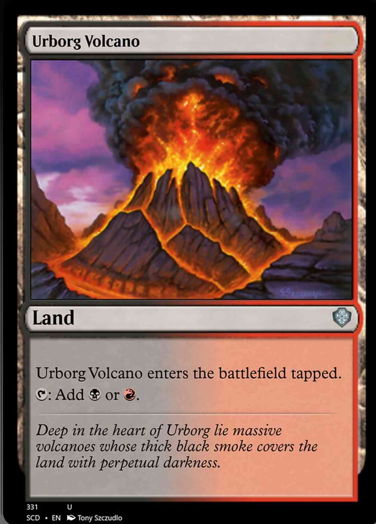 Urborg Volcano magic card front
