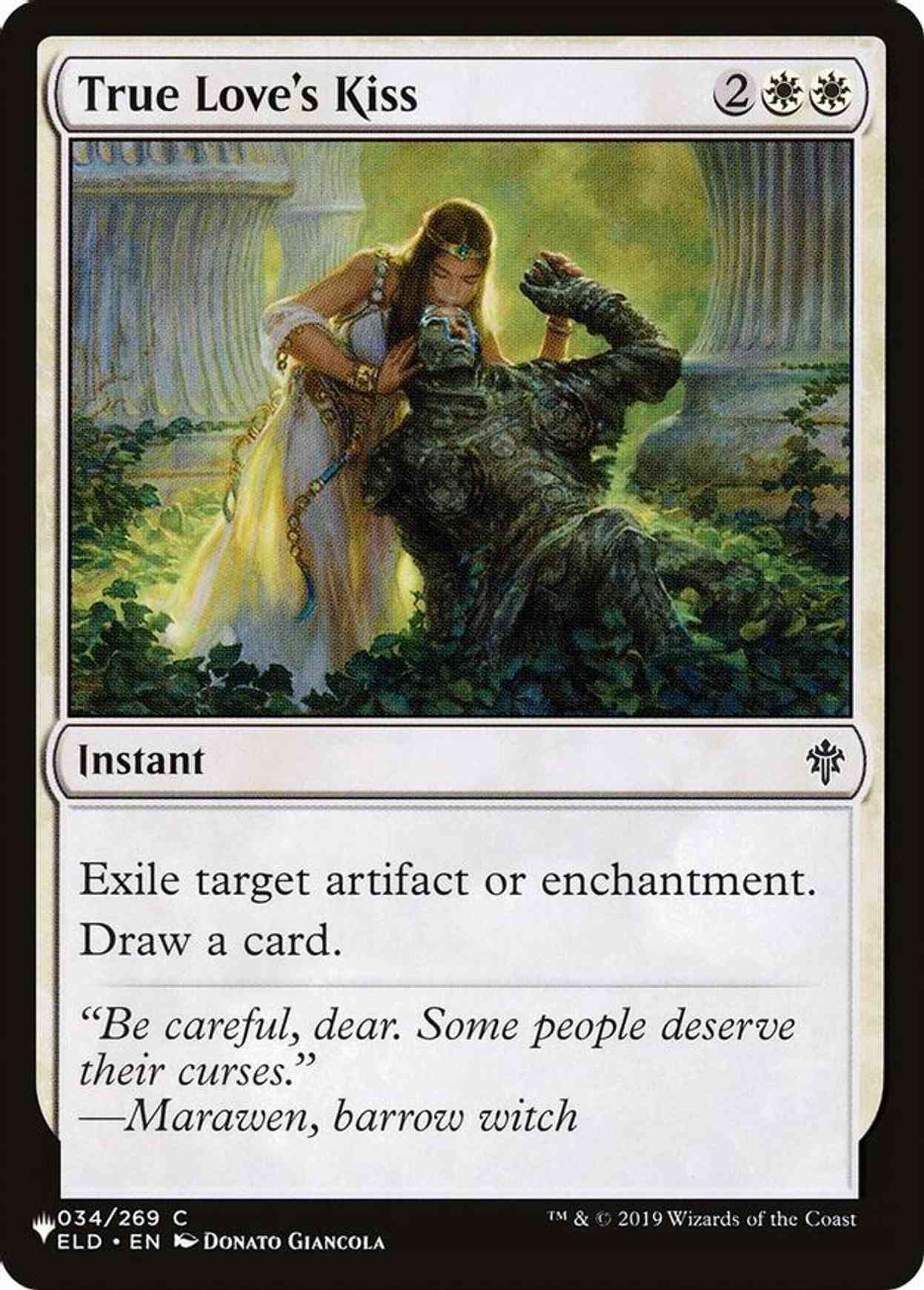 True Love's Kiss magic card front