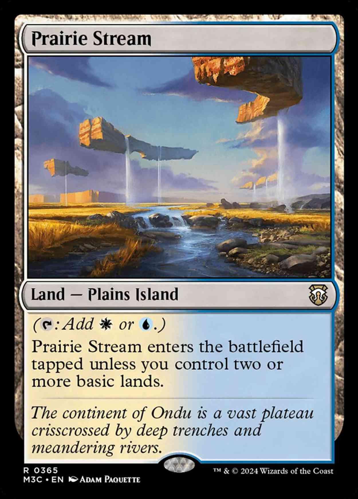 Prairie Stream magic card front