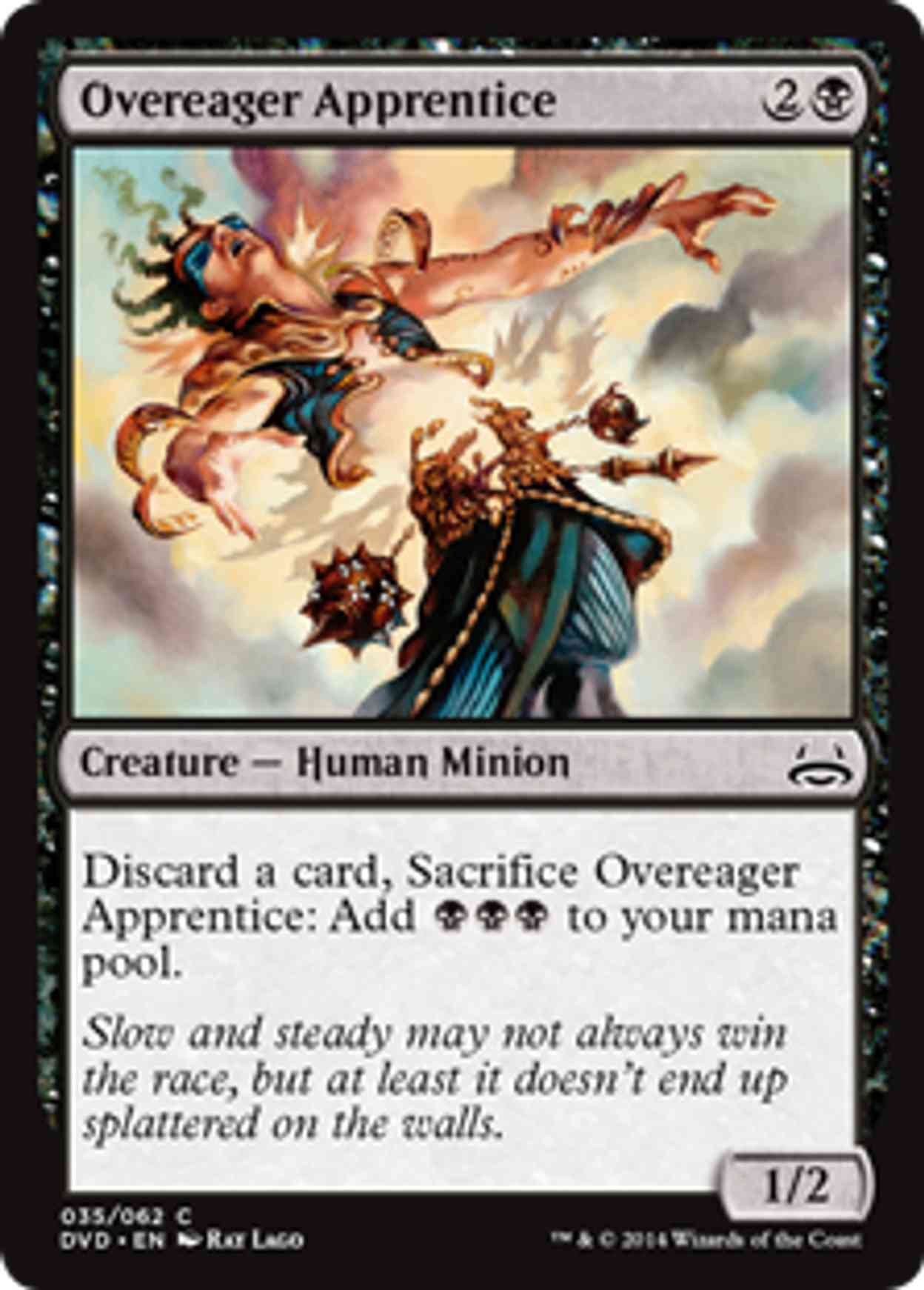 Overeager Apprentice magic card front