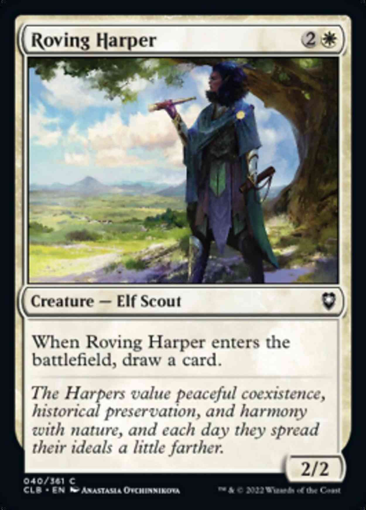 Roving Harper magic card front