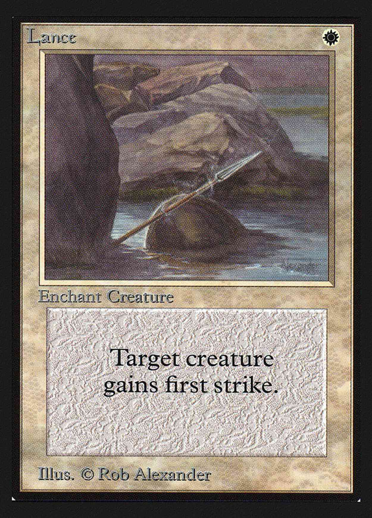 Lance (IE) magic card front