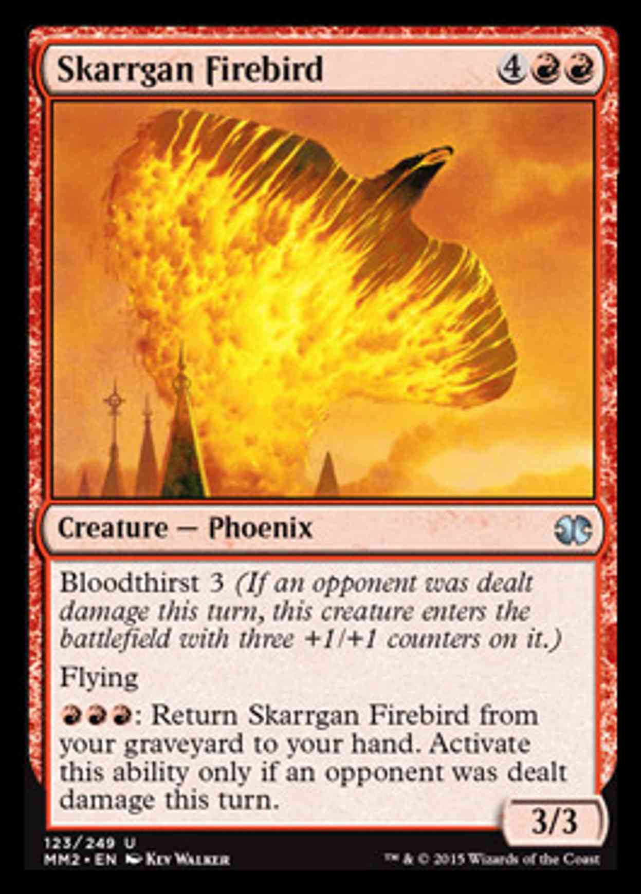 Skarrgan Firebird magic card front