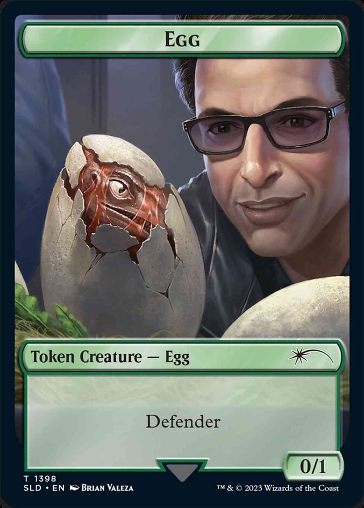 Egg Token magic card front