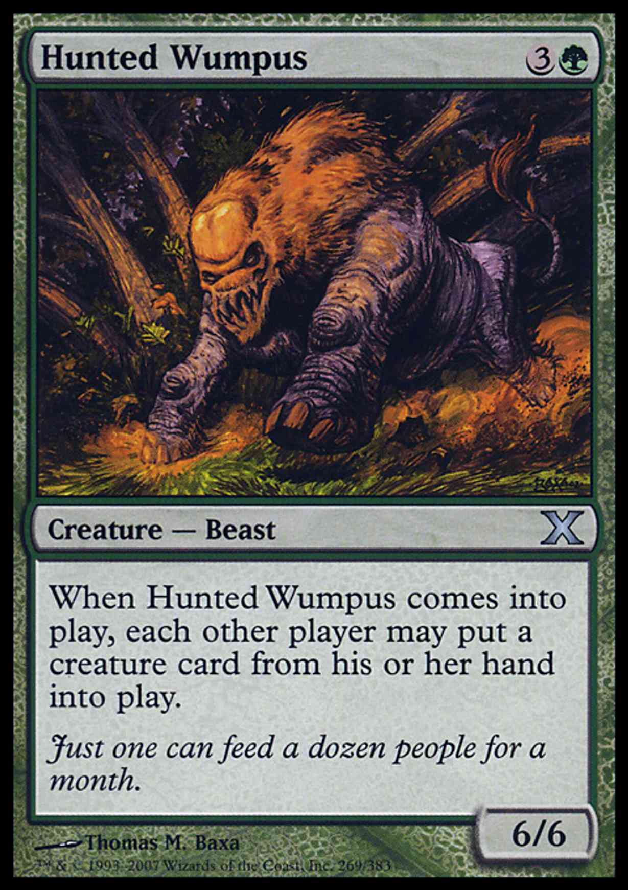 Hunted Wumpus magic card front