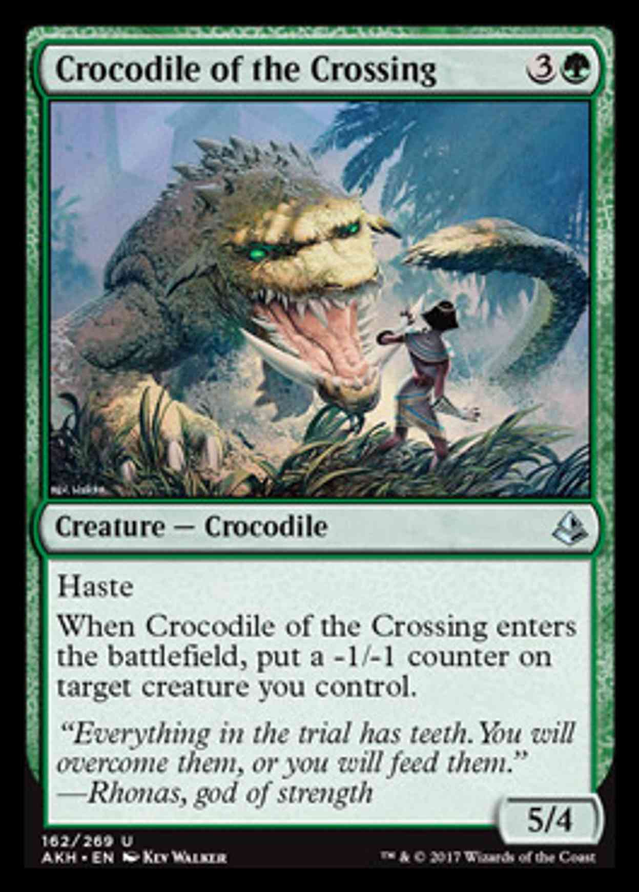 Crocodile of the Crossing magic card front