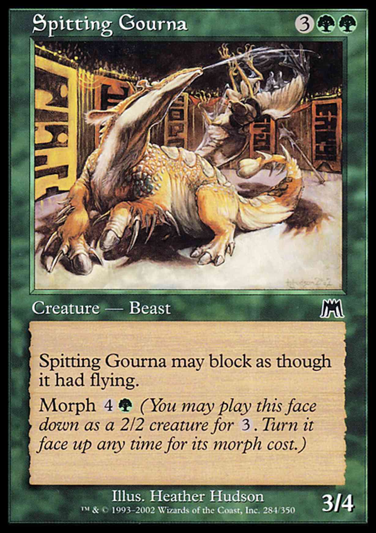 Spitting Gourna magic card front