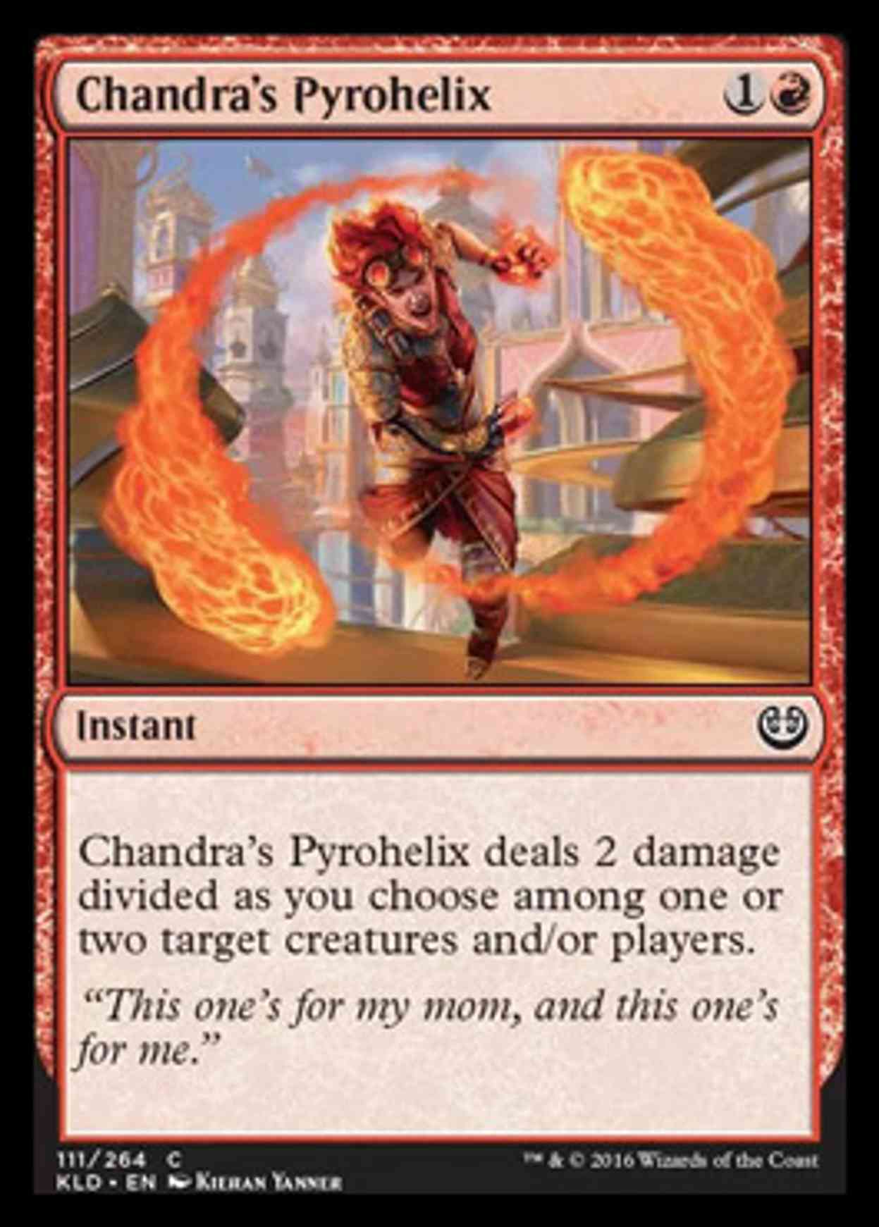 Chandra's Pyrohelix magic card front