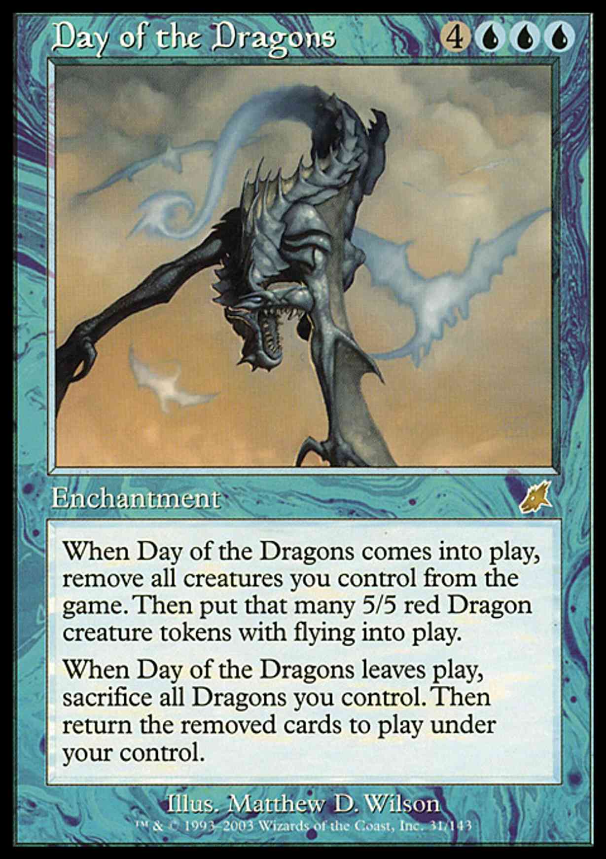 Day of the Dragons magic card front