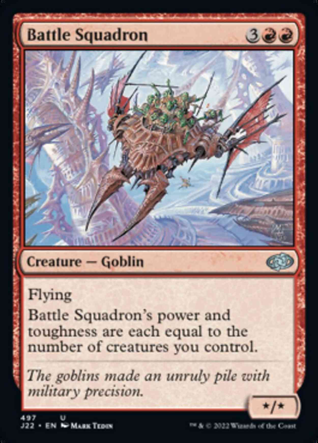 Battle Squadron magic card front