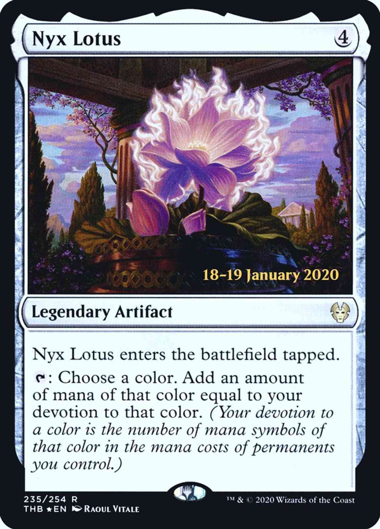 Nyx Lotus magic card front