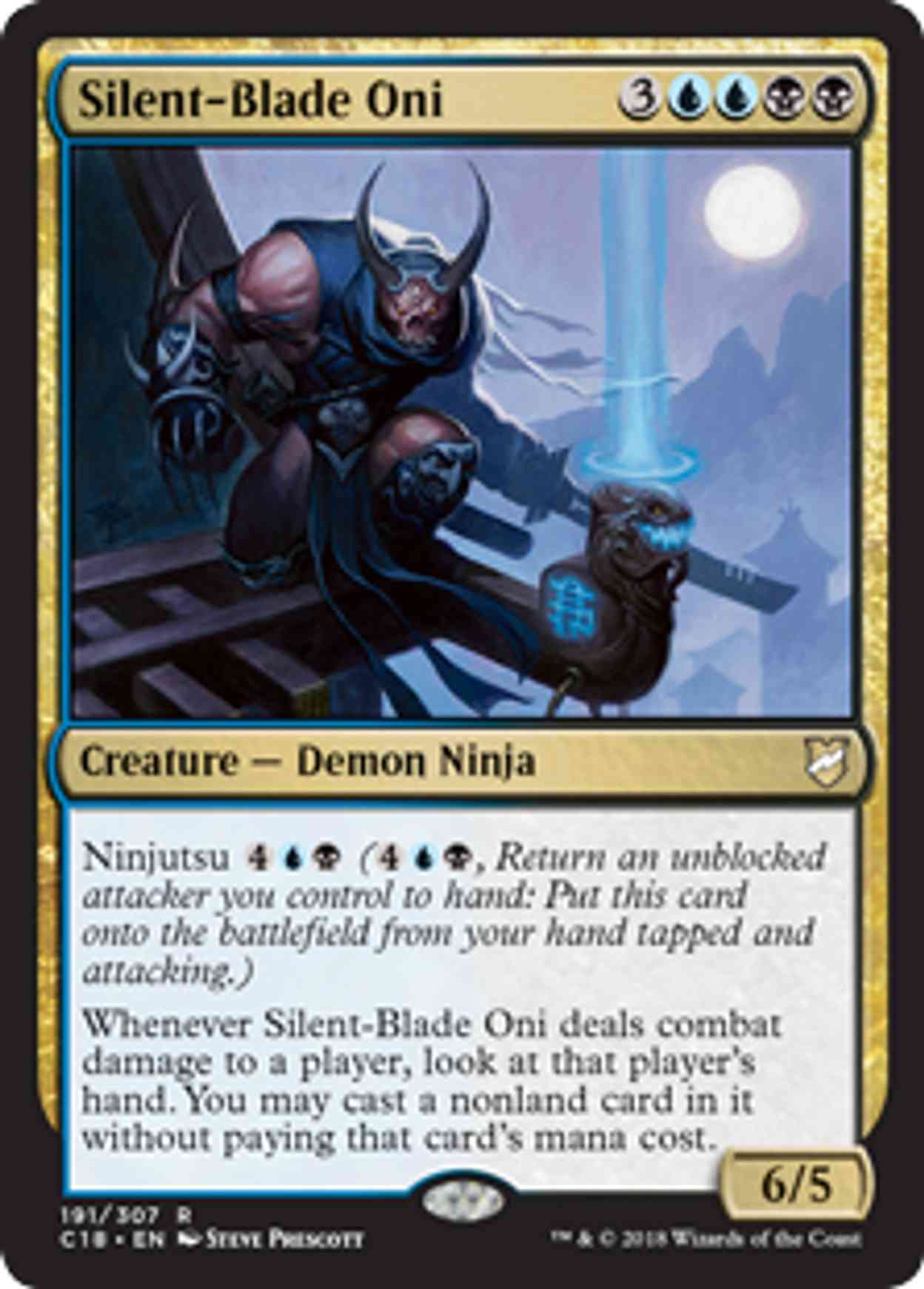 Silent-Blade Oni magic card front