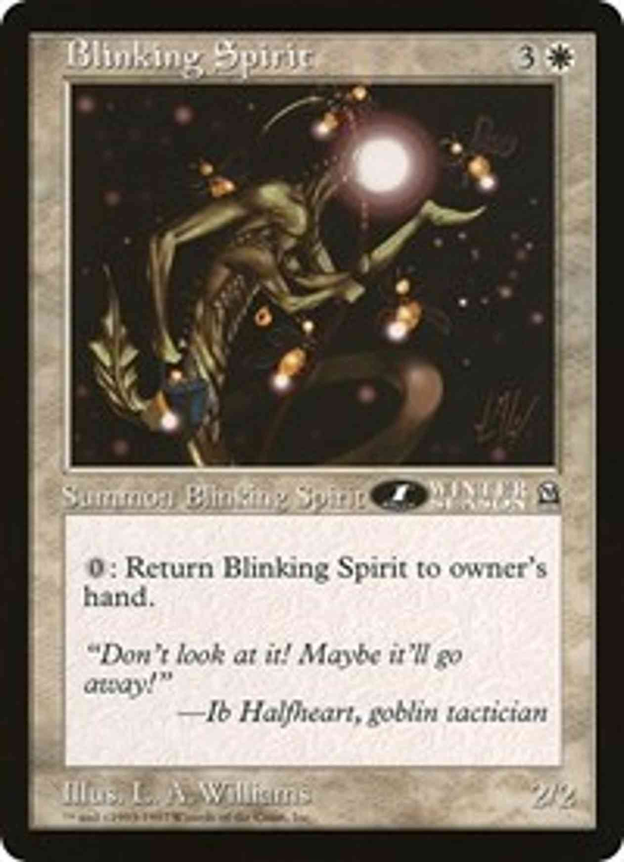 Blinking Spirit (Oversized) magic card front