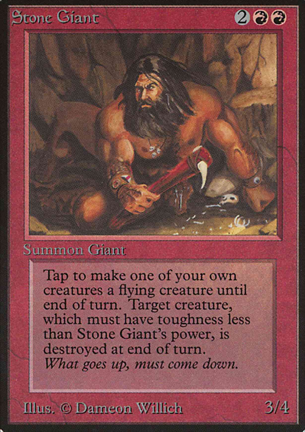 Stone Giant magic card front