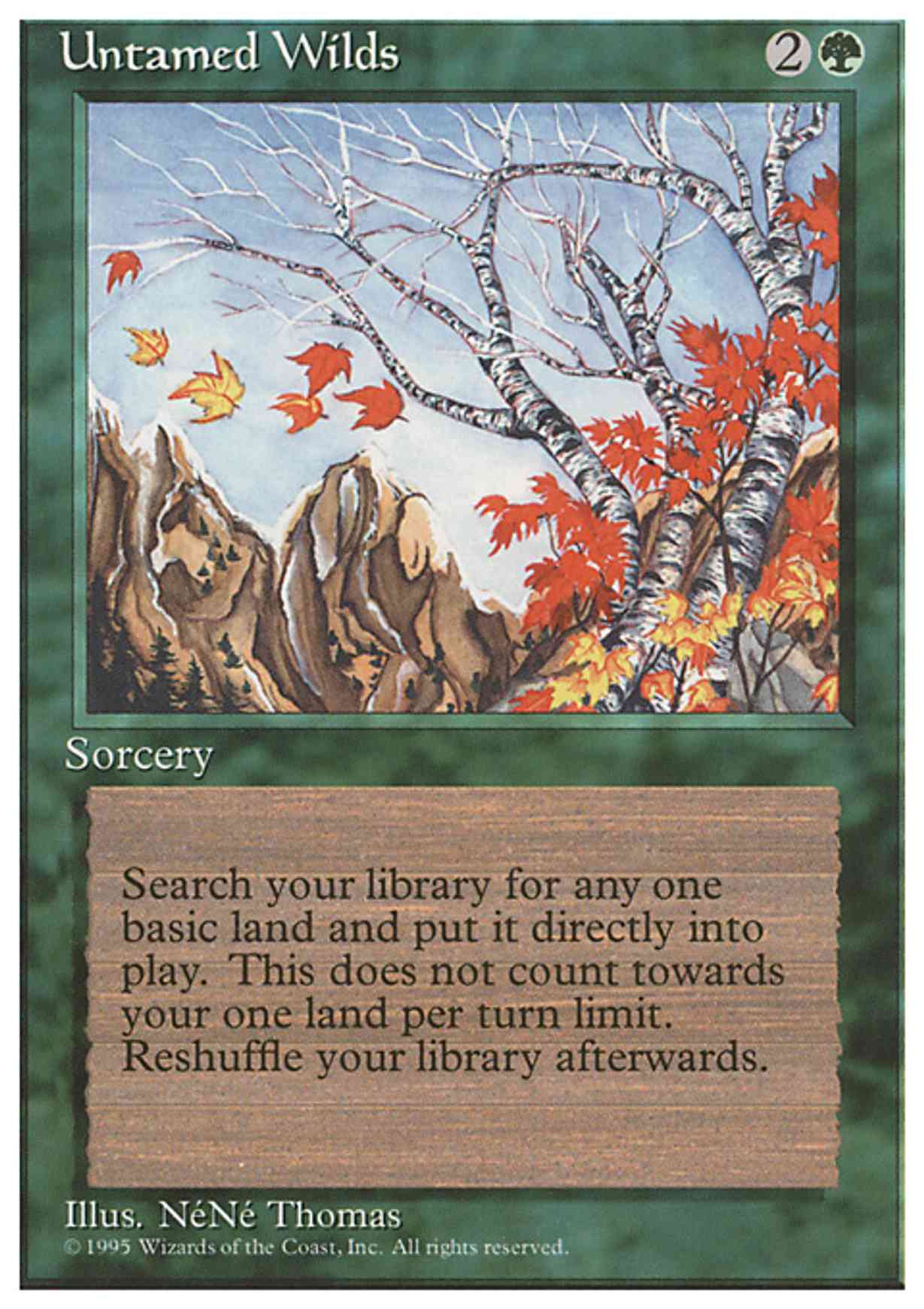 Untamed Wilds magic card front