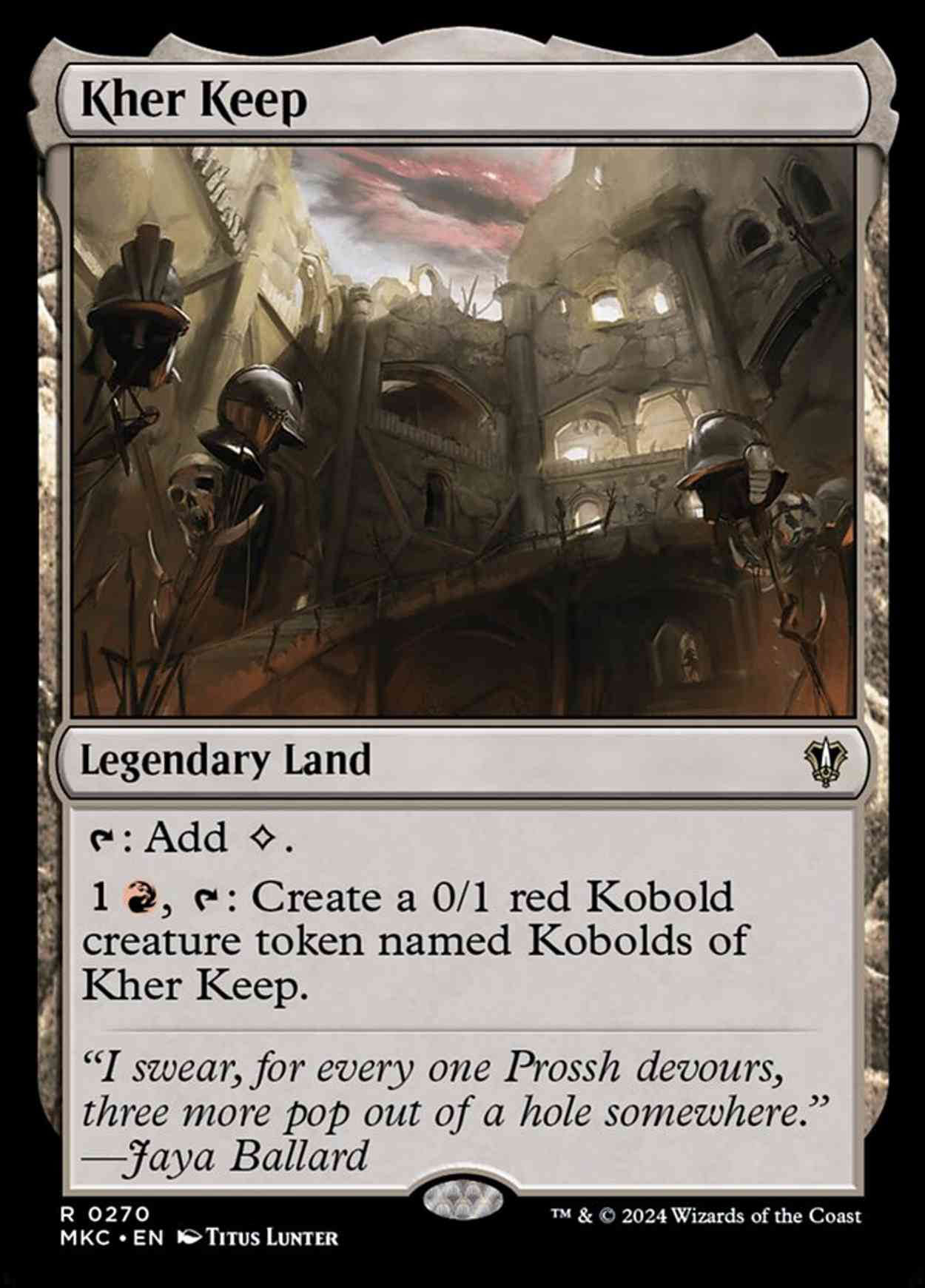 Kher Keep magic card front