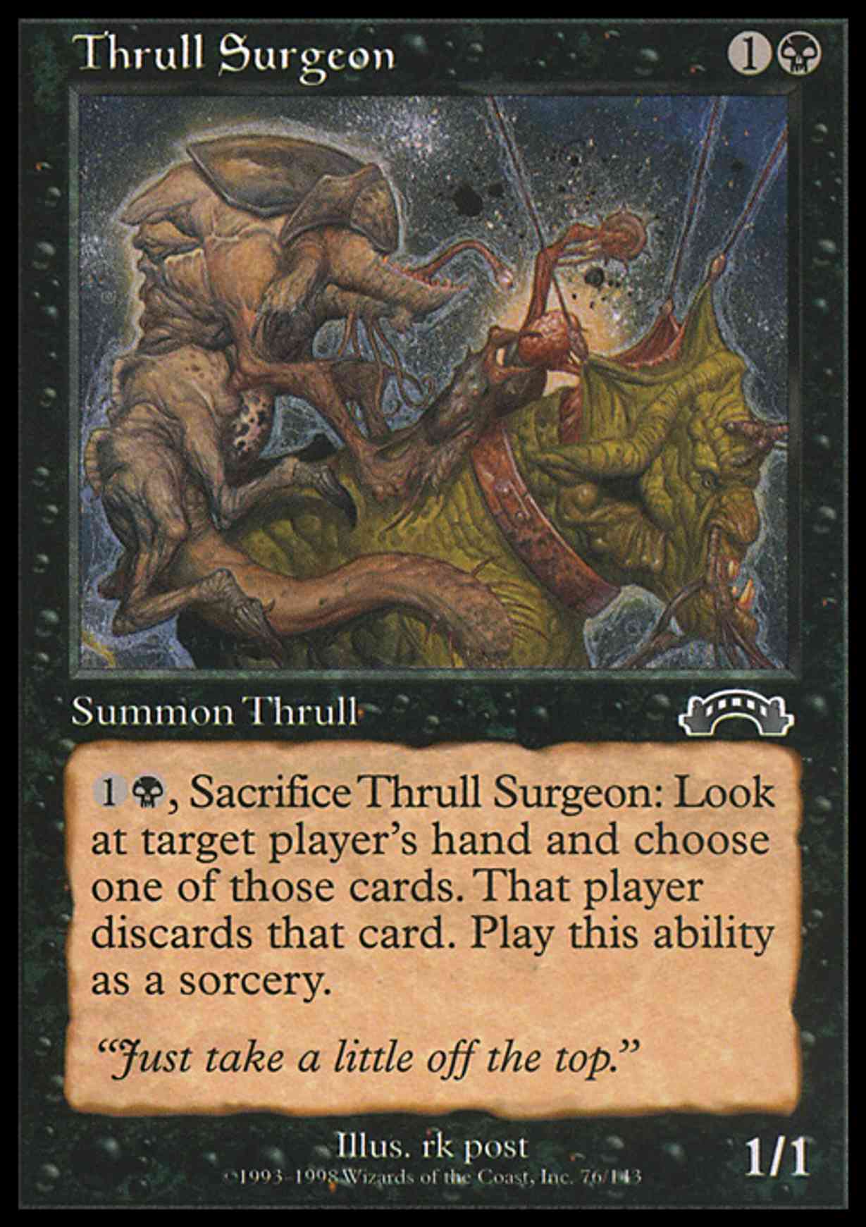 Thrull Surgeon magic card front