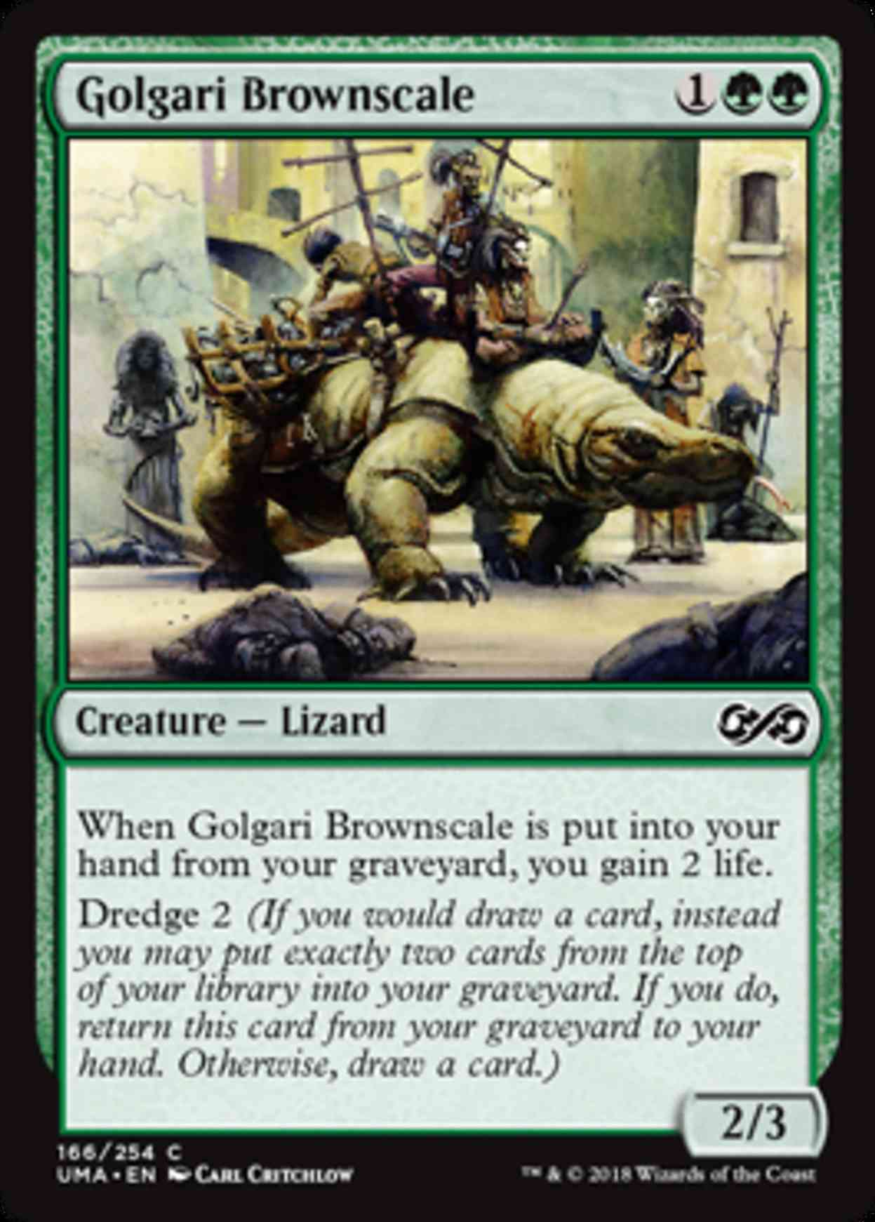 Golgari Brownscale magic card front