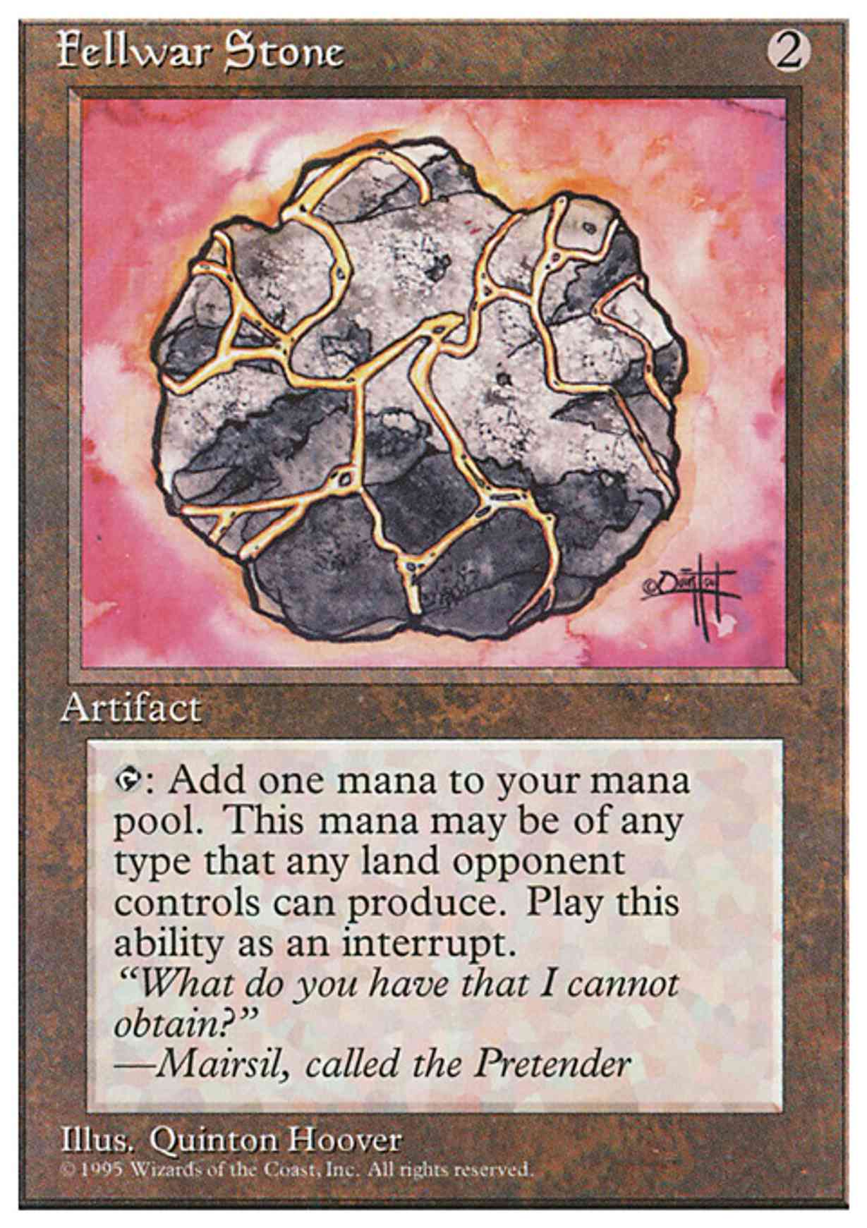 Fellwar Stone magic card front