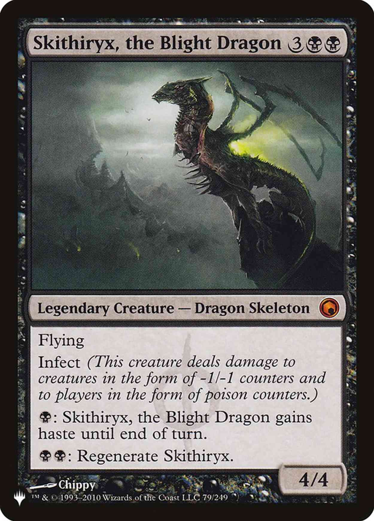 Skithiryx, the Blight Dragon magic card front