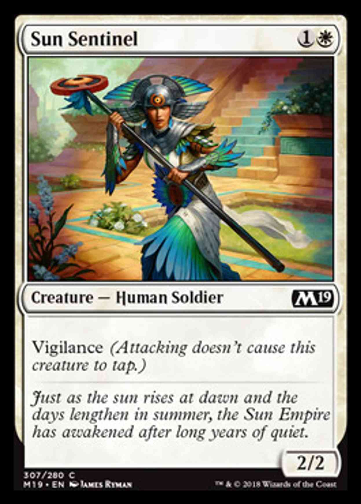 Sun Sentinel magic card front