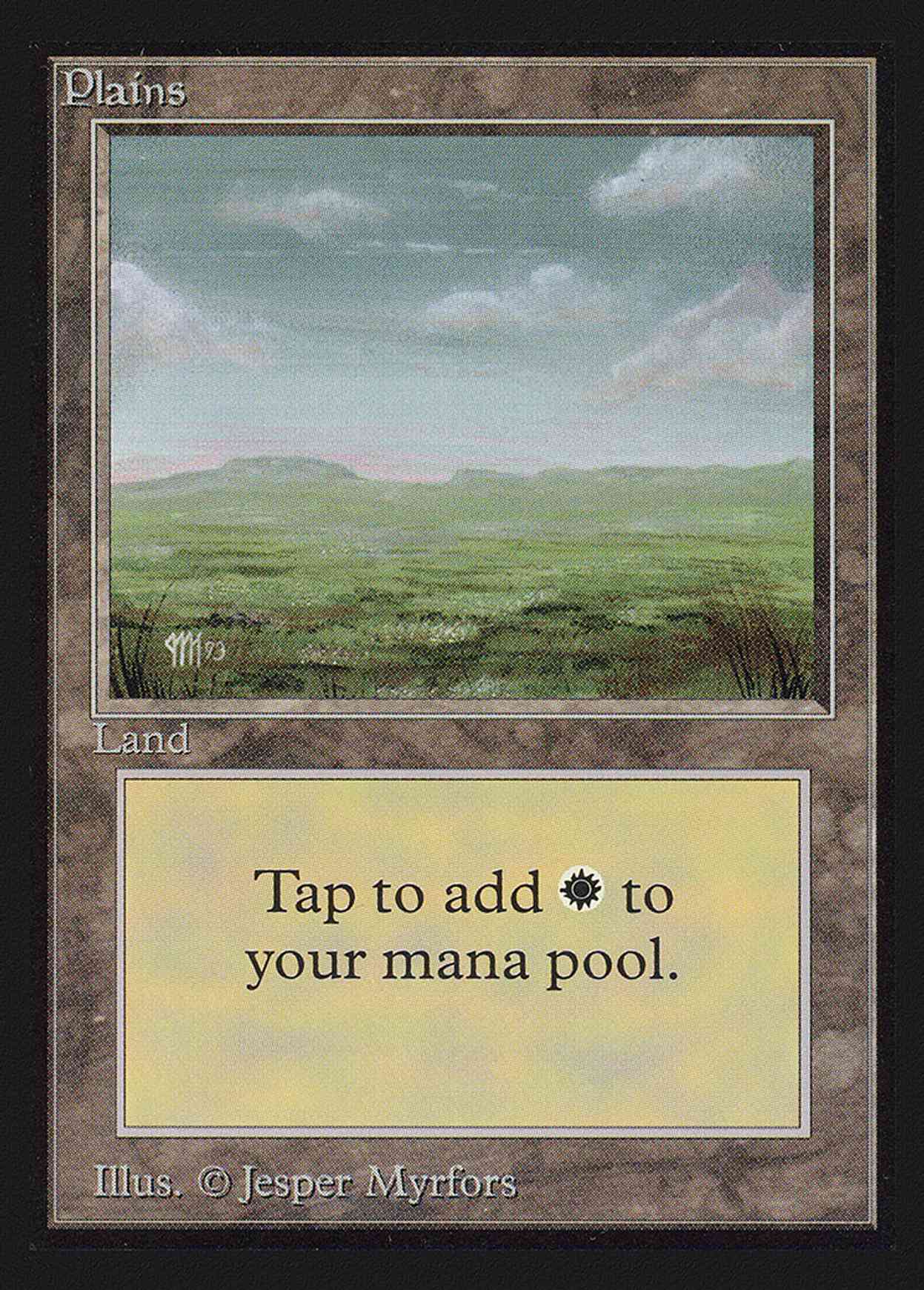 Plains (No Mountains)(IE) magic card front
