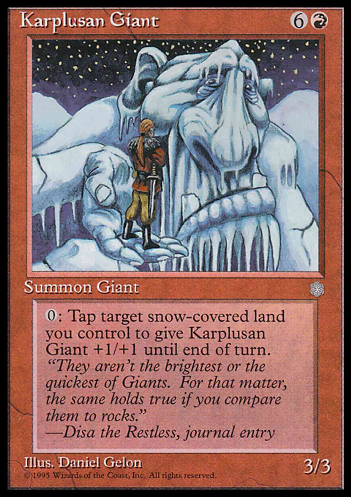 Karplusan Giant magic card front