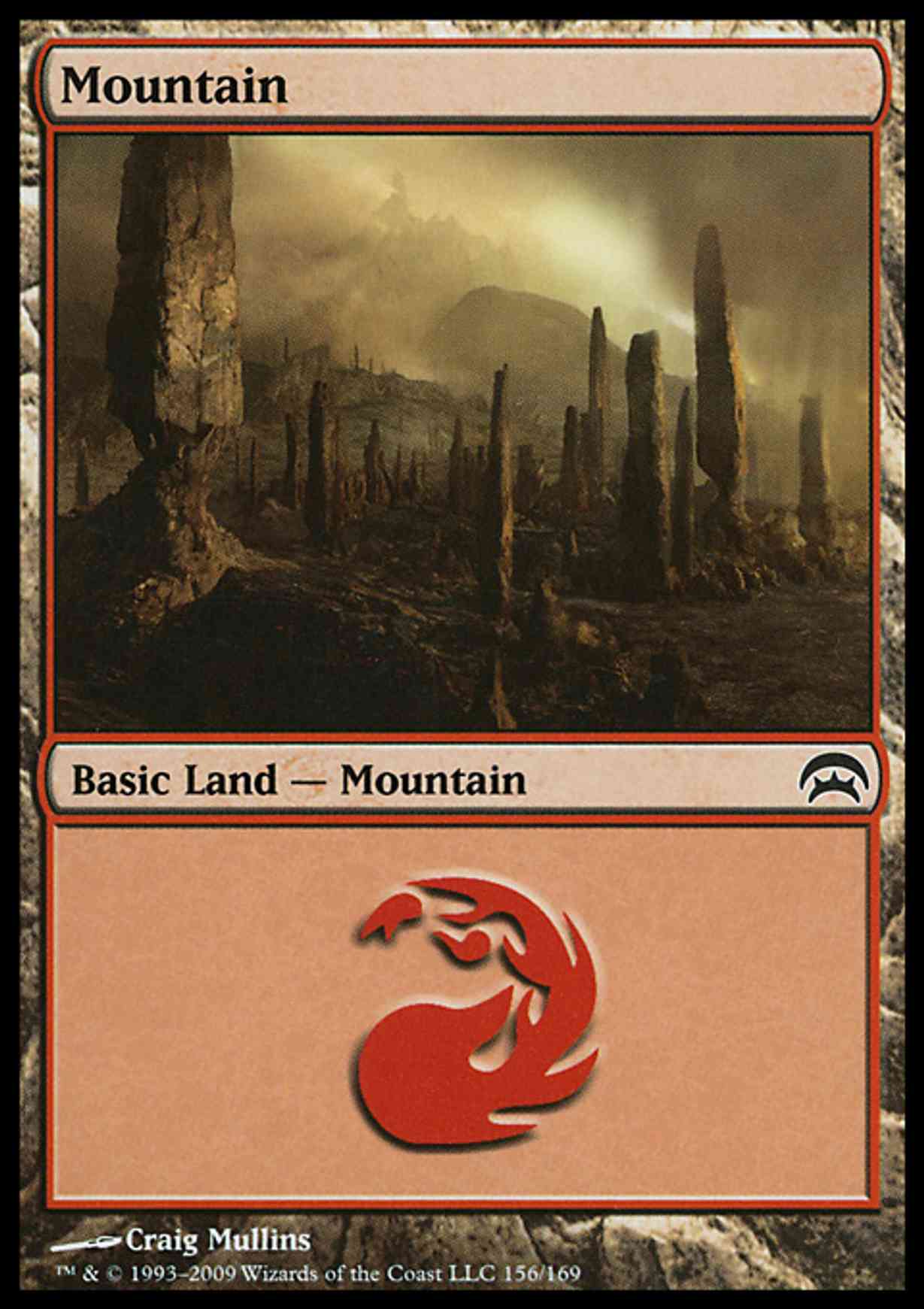 Mountain (156)  magic card front