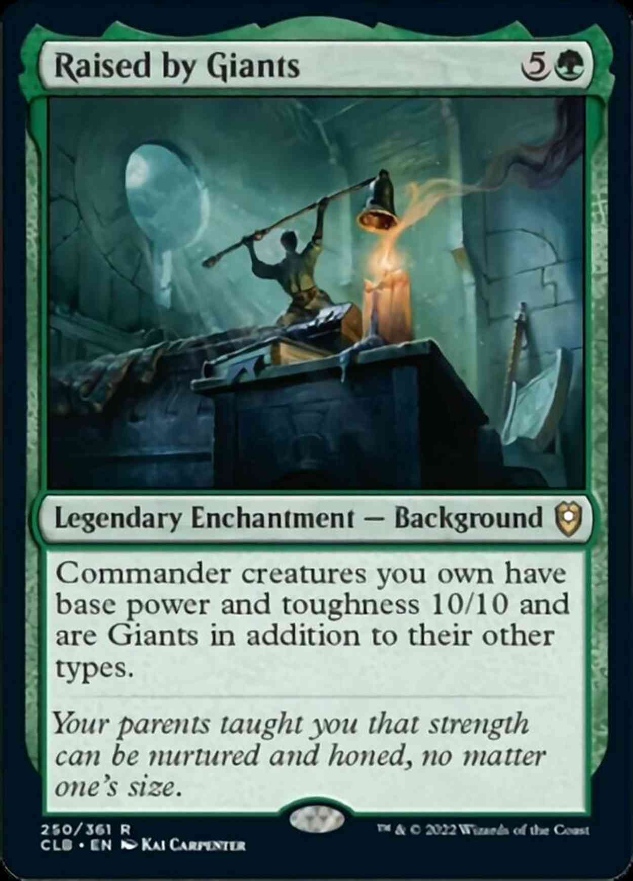 Raised by Giants magic card front