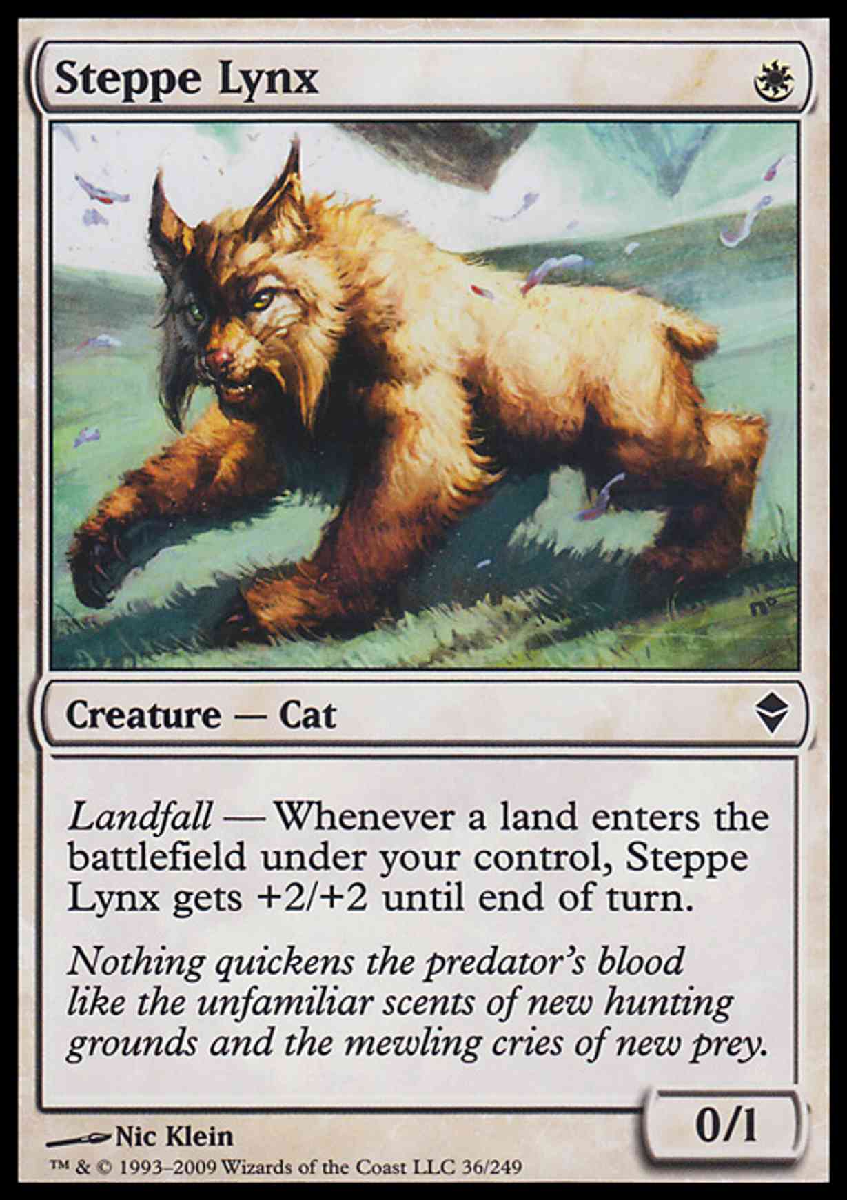 Steppe Lynx magic card front