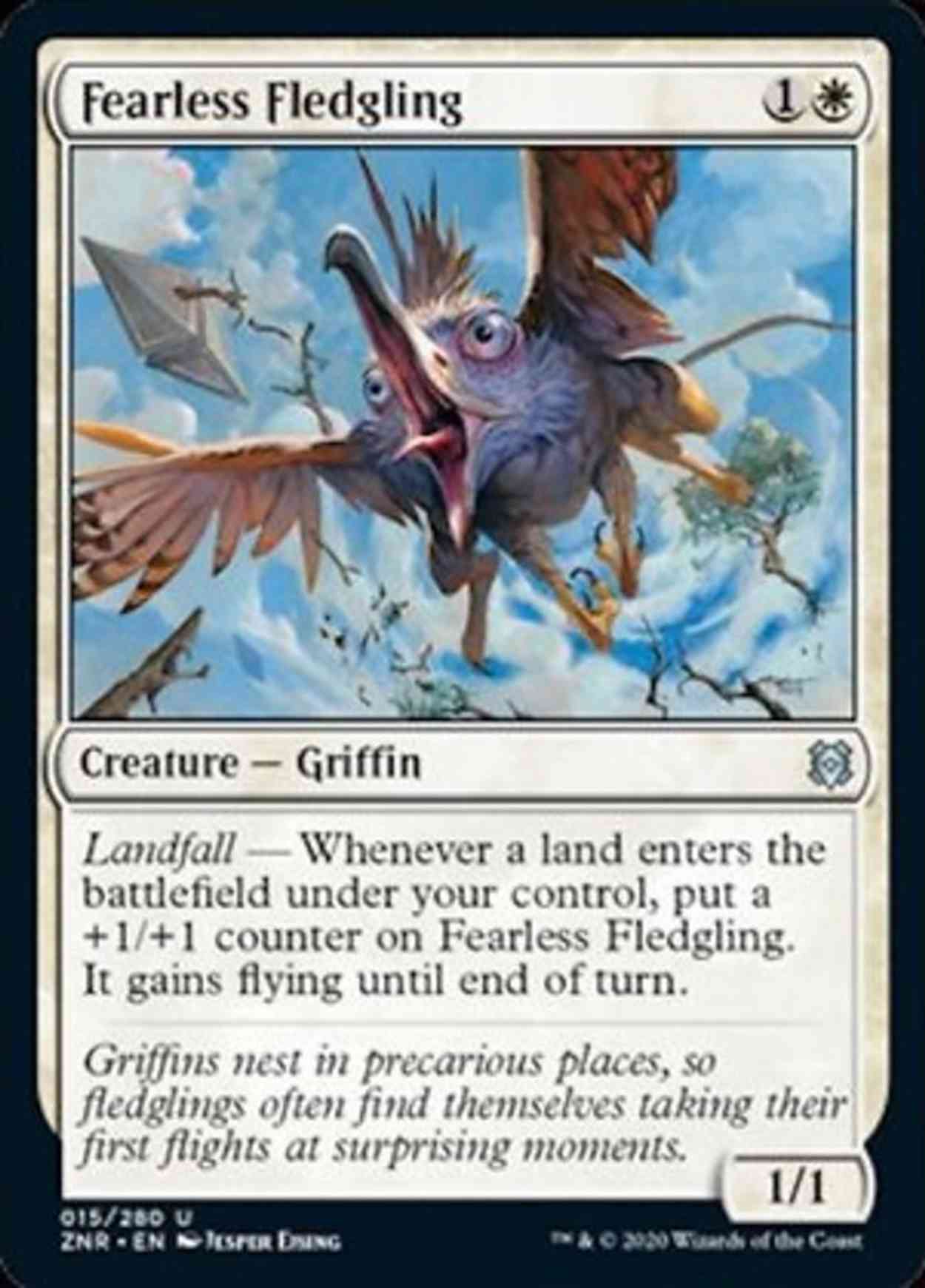 Fearless Fledgling magic card front