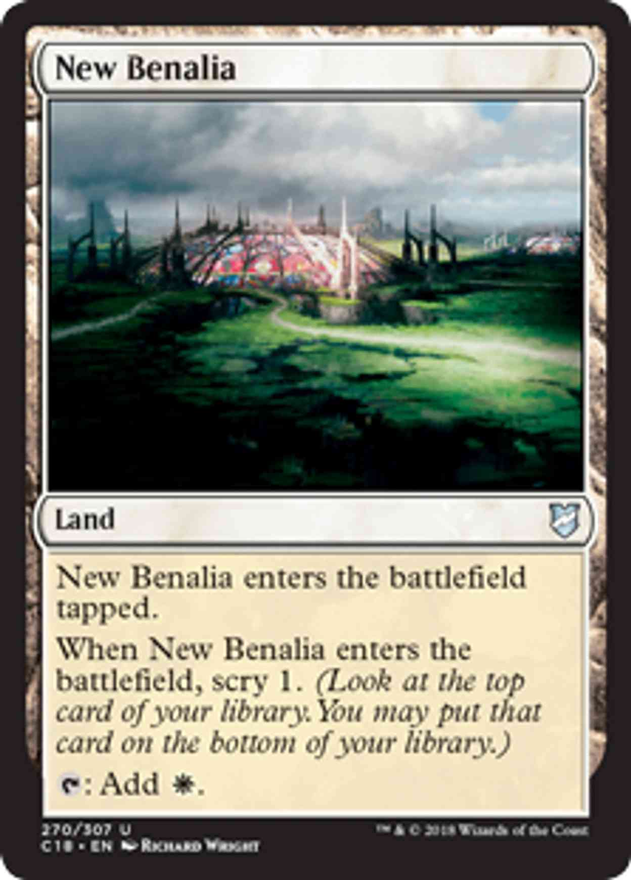 New Benalia magic card front