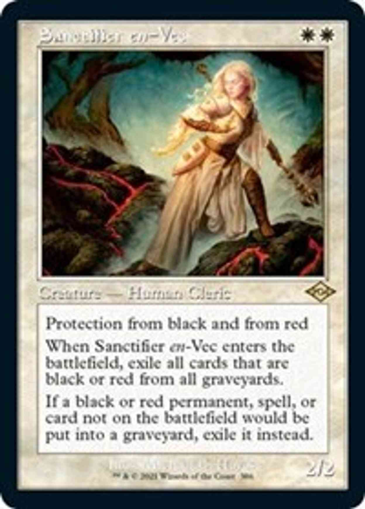 Sanctifier en-Vec (Retro Frame) (Foil Etched) magic card front